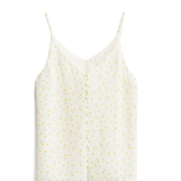 NWOT Sophie Rue Stitch Fix Leisha Tiny Yellow Floral Print Camisole Sz. XL - Picture 1 of 2